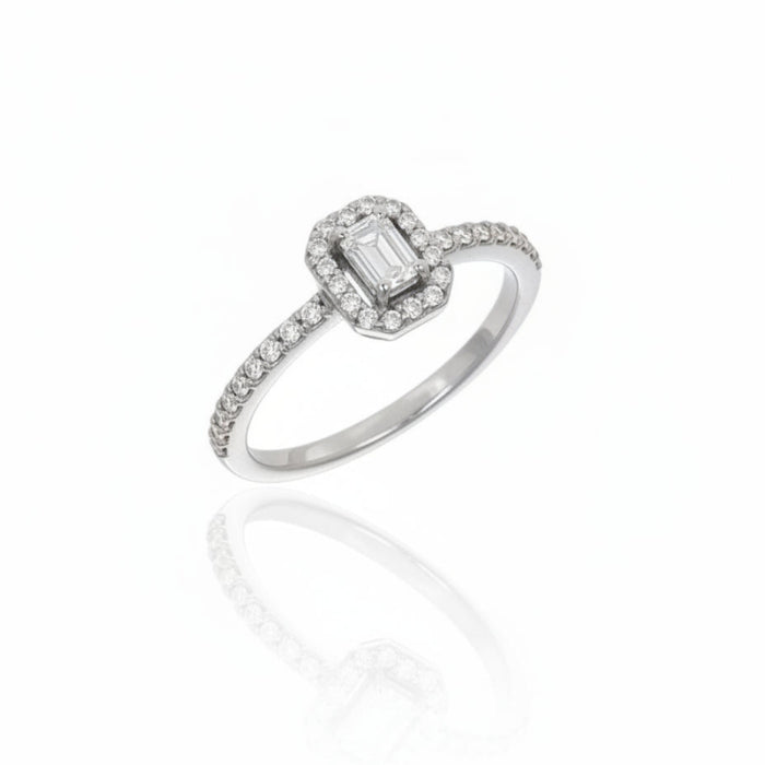 Anello Hope Diamond Emerald