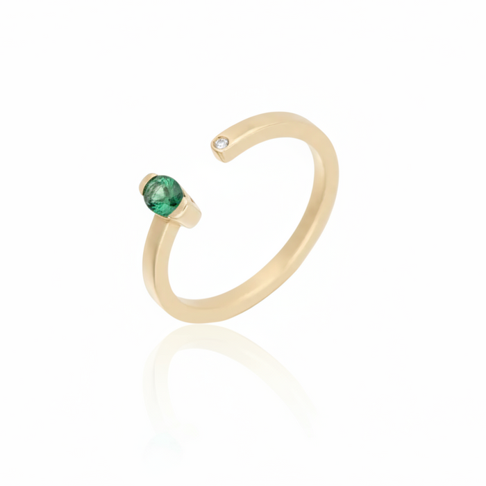 Anello Hope Green Oval
