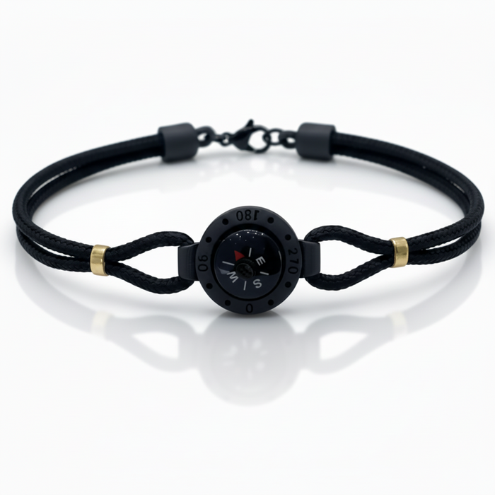 Bracciale Uomo Bussola Titanio