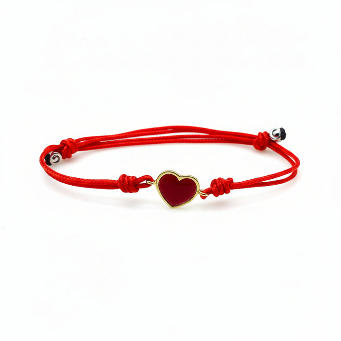 Bracciale Cuore oro smalto