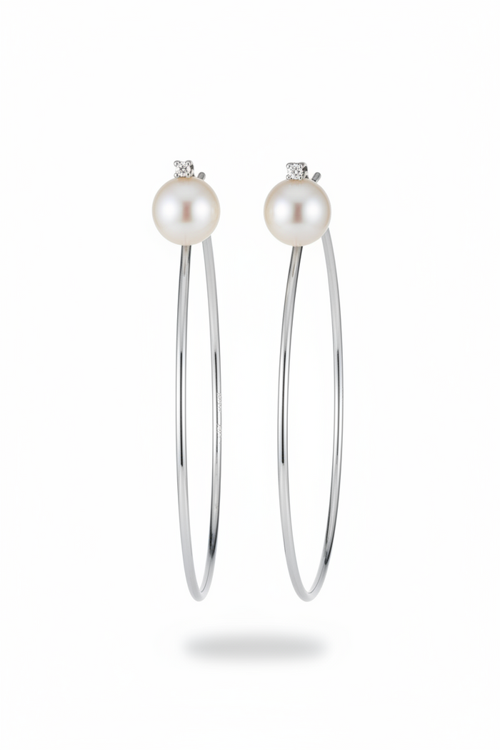 Orecchini Circle Pearl