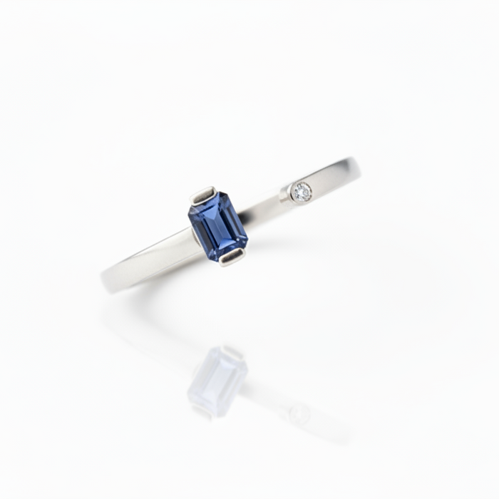 Anello Hope Blue Emerald
