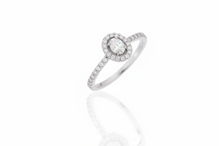 Anello Hope Diamond Oval