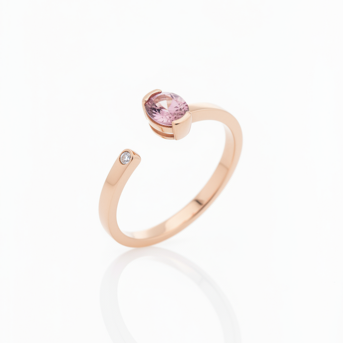 Anello Hope Pink Oval