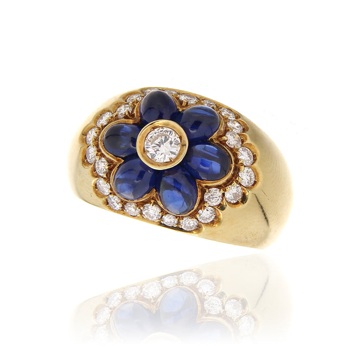 Anello Blue Flower
