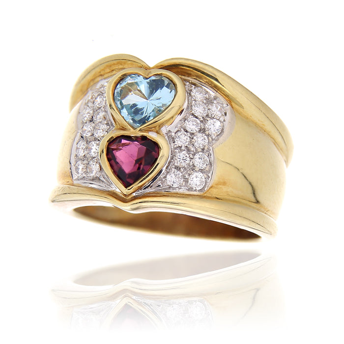 Anello Two Hearts