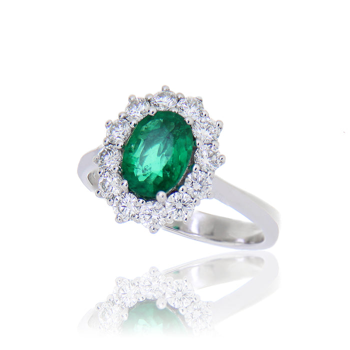 Anello Smeraldo Classic