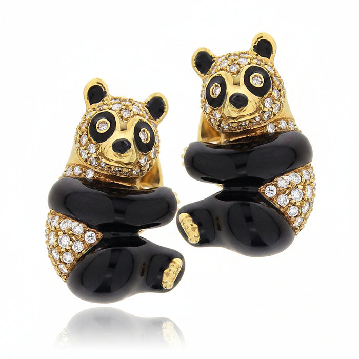 Orecchini Panda
