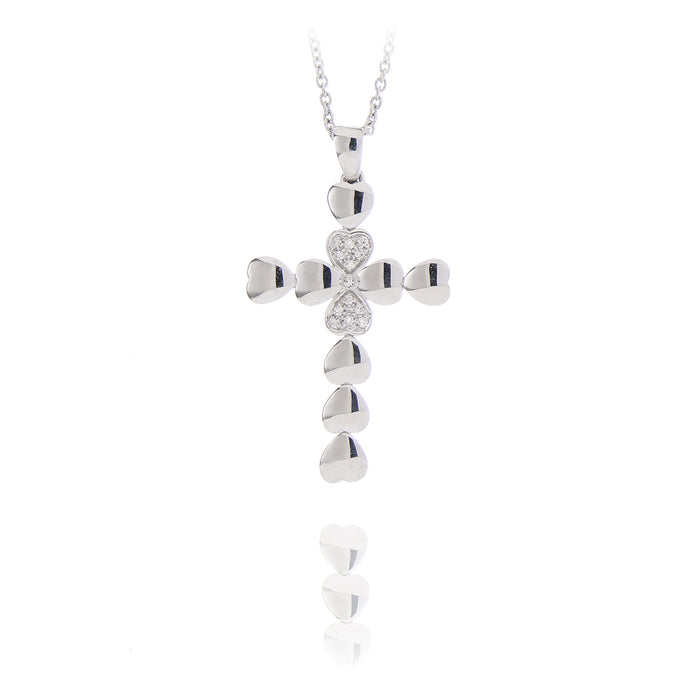 Ciondolo Hearts Cross