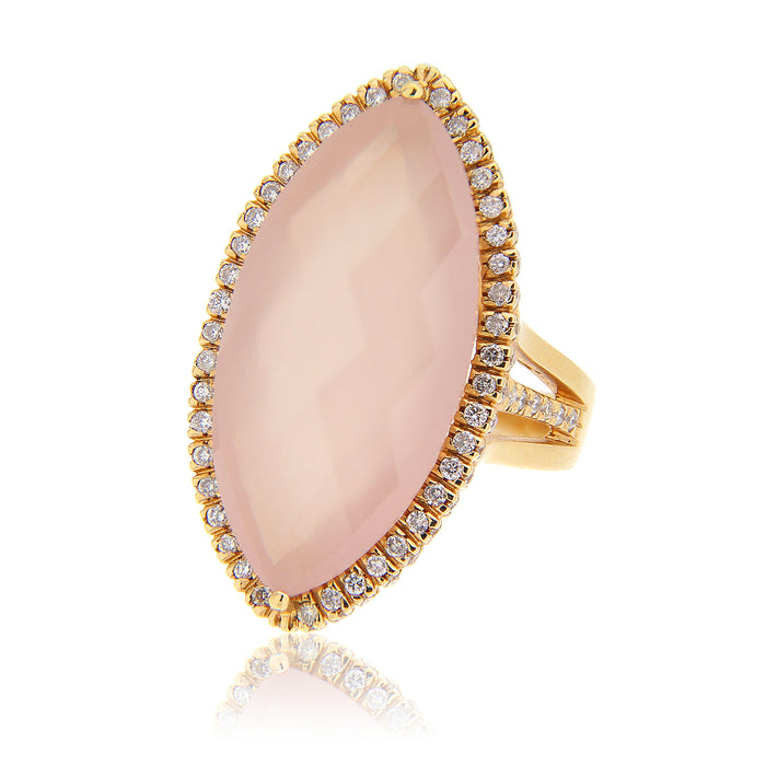 Anello Pink Navette