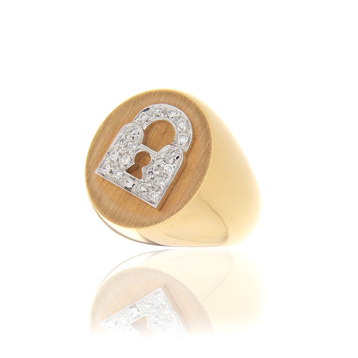 Anello Lock Heart