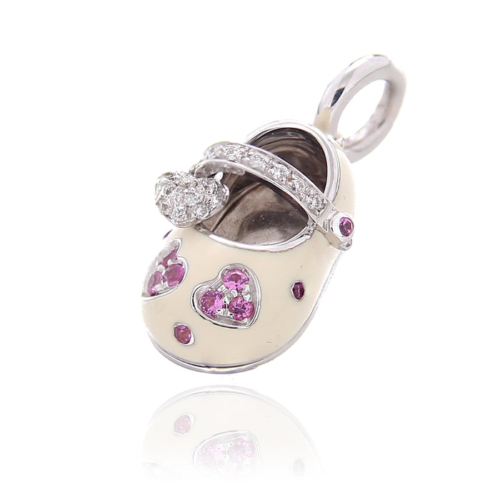 Ciondolo scarpina heart