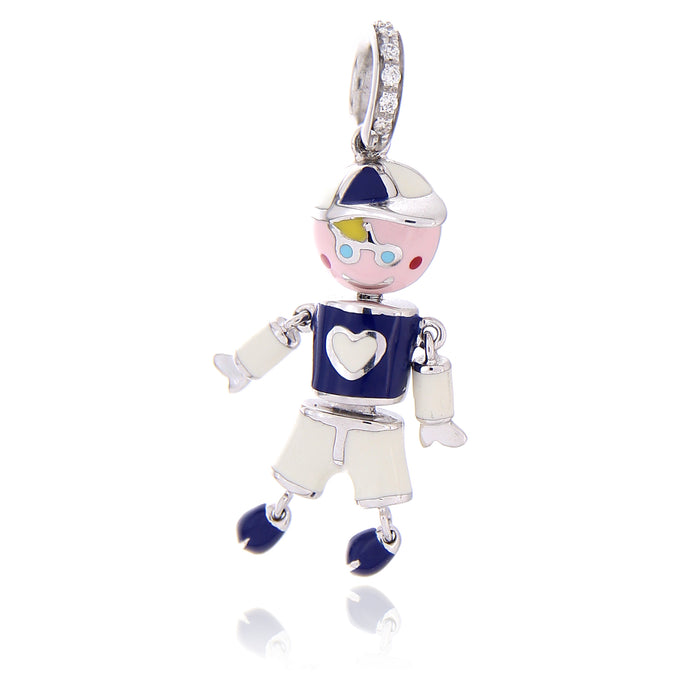 Ciondolo blu Boy