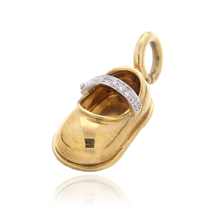 Ciondolo scarpina gold