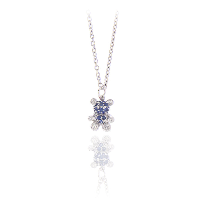 Ciondolo Baby Teddy Blu