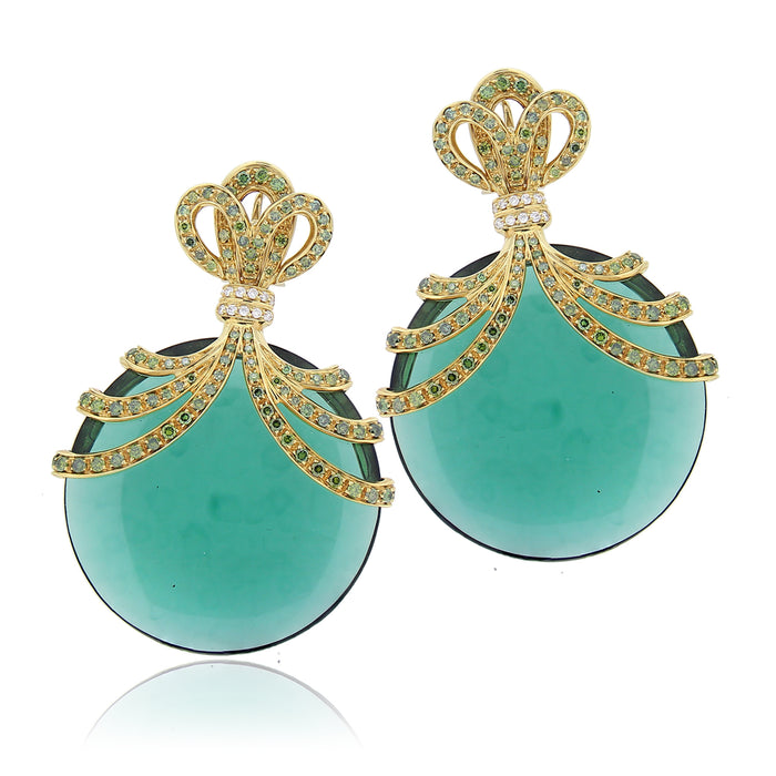 Orecchini Green Queen