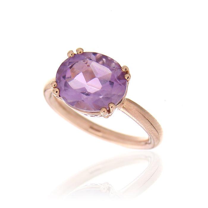 Anello Caramel Oval 9Kt