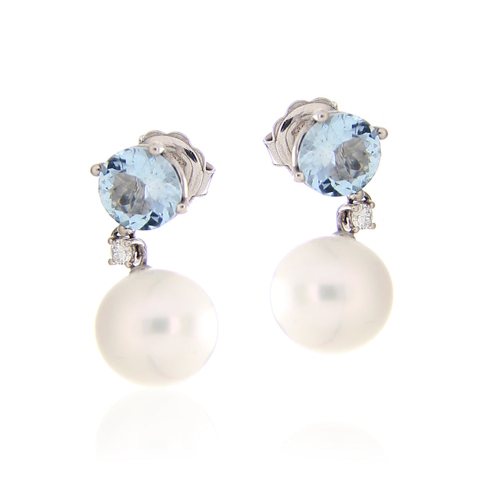 Orecchini Sguardo Azzurro 9Kt