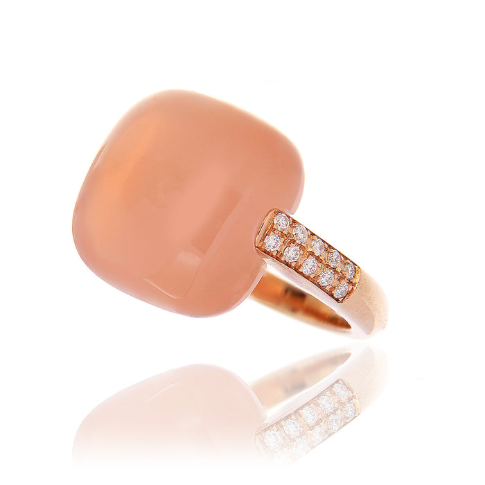 Anello Pink Cabochon