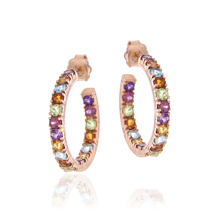 Orecchini Caramella Rainbow 9Kt