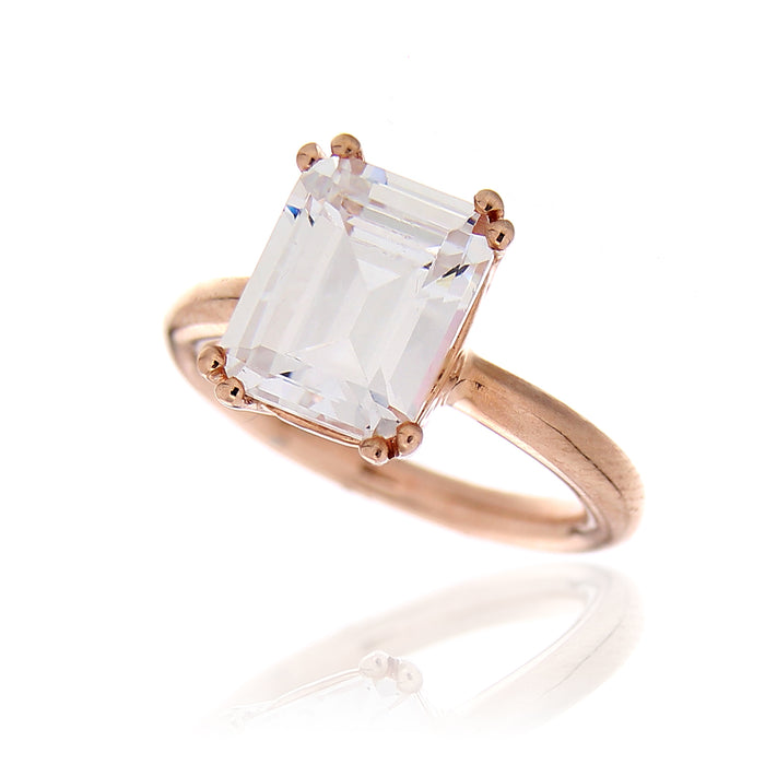 Anello Emerald White 9Kt