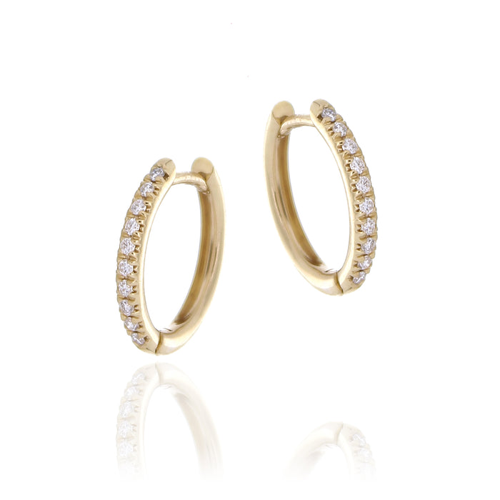 Orecchini Circle Thin Yellow