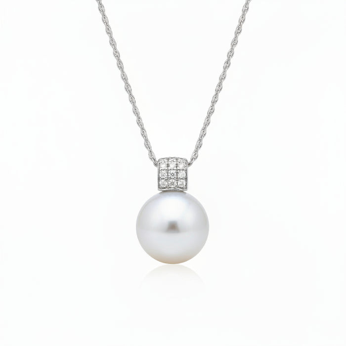Ciondolo Perla White