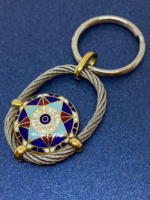 Portachiavi Rosa dei Venti