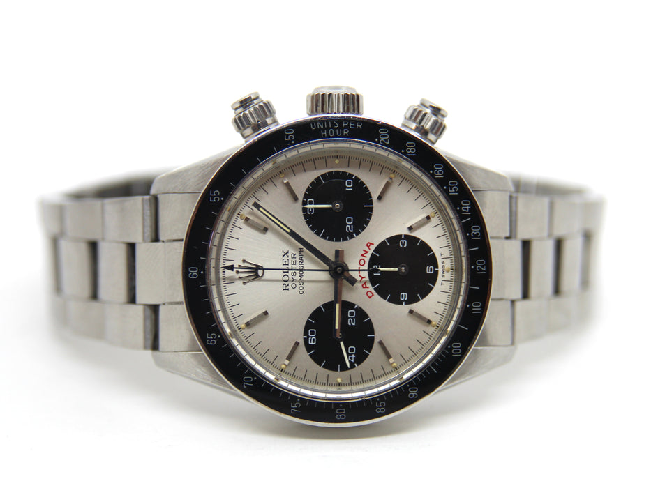 Rolex Daytona 6263 Raro Big Red Silver Dial