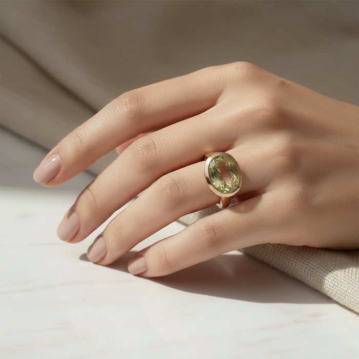 Anello Caramel Lemon  Oval