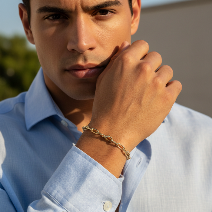 Bracciale Uomo Chain Yellow Gold