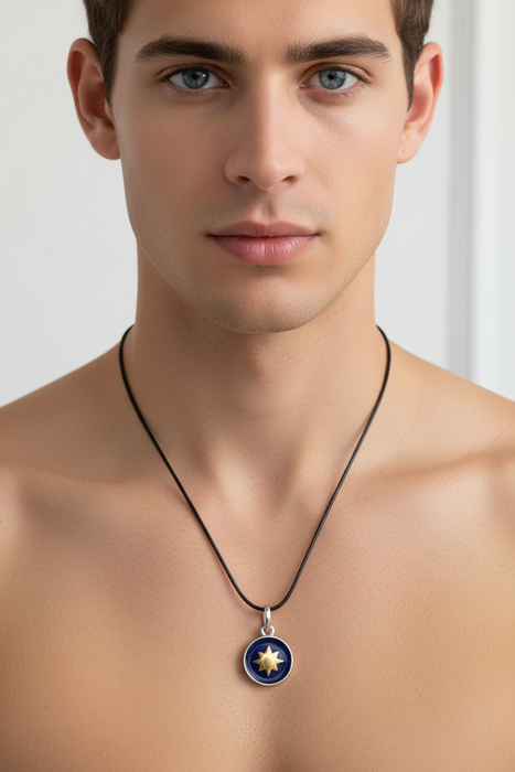 Pendente  Rosa dei Venti DeepBlue