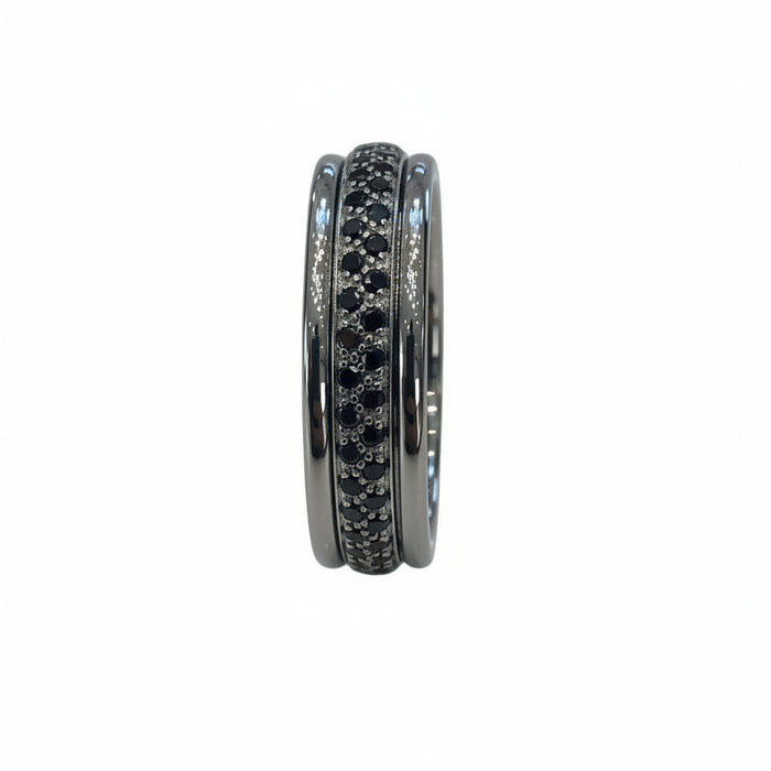 Anello Uomo Fede Black