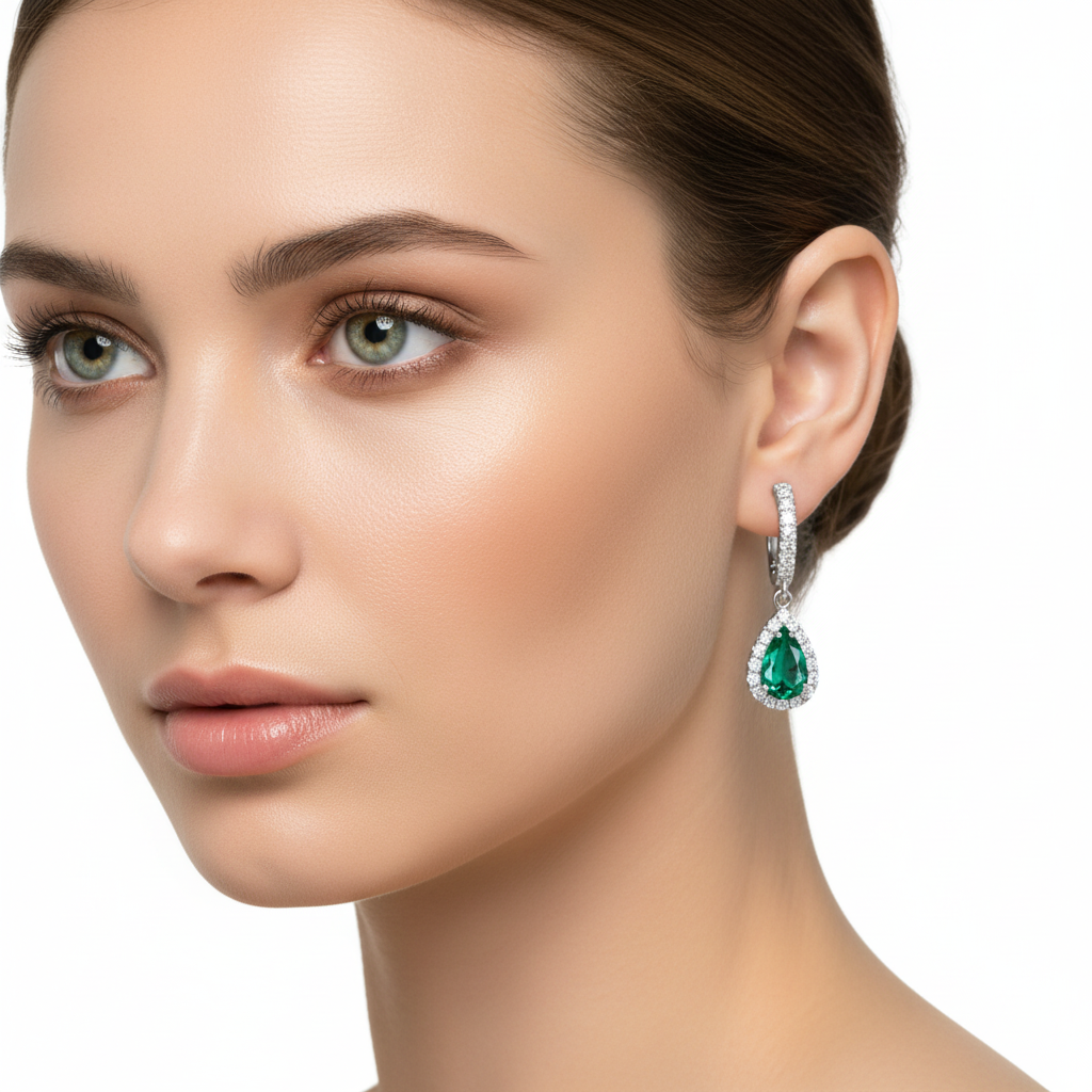 Orecchini Green Drops