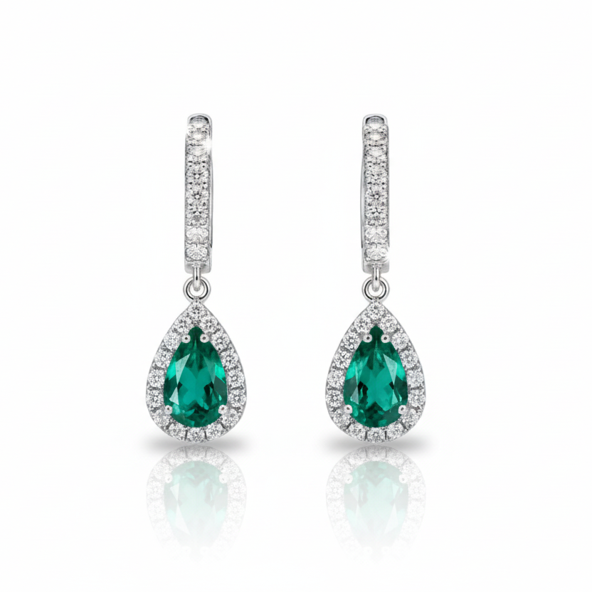 Orecchini Green Drops