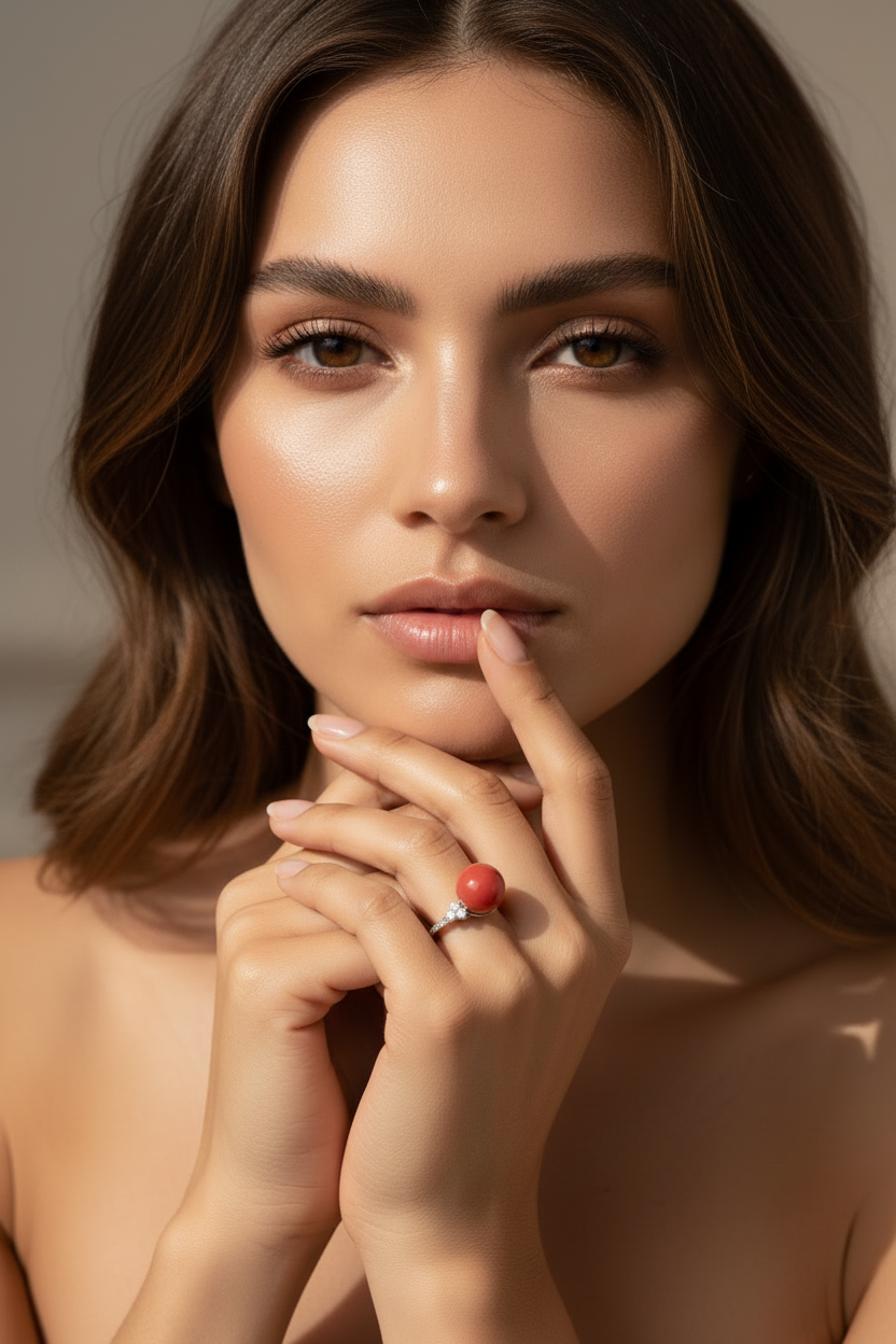 Anello Coral  Red