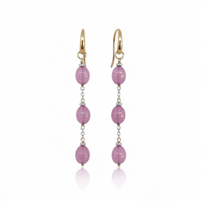 Orecchini Pink Cascade