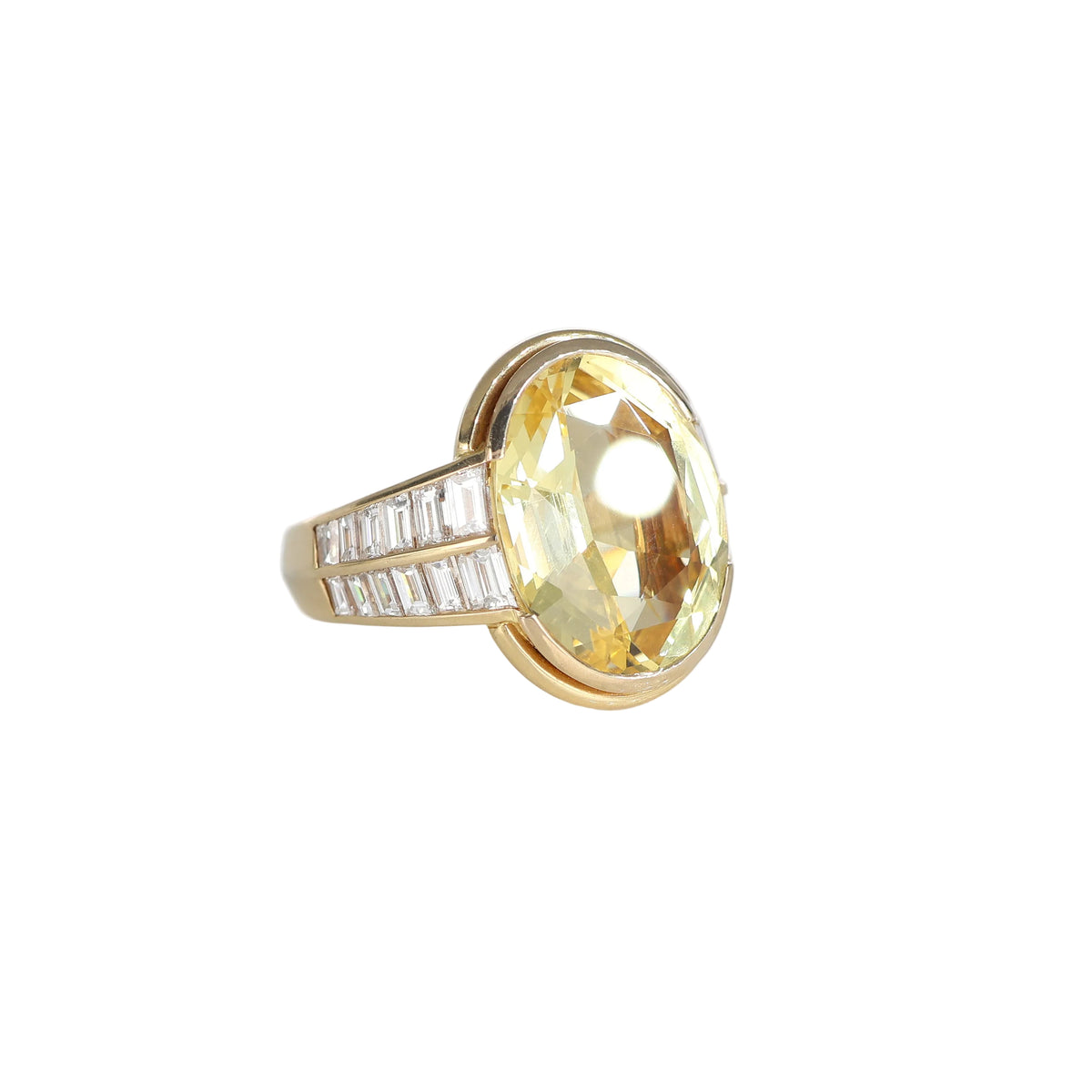 Anello Zaffiro Tu sei il mio Sole