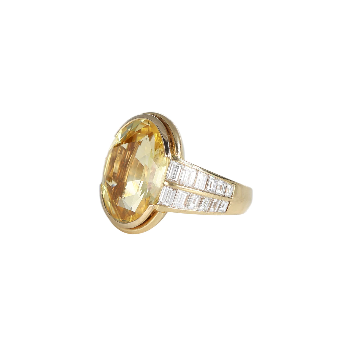 Anello Zaffiro Tu sei il mio Sole
