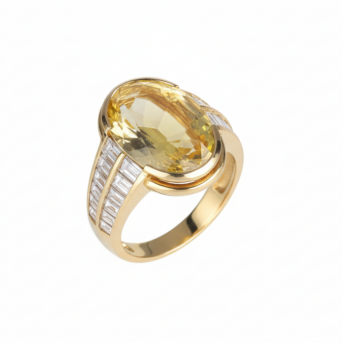 Anello Zaffiro Tu sei il mio Sole