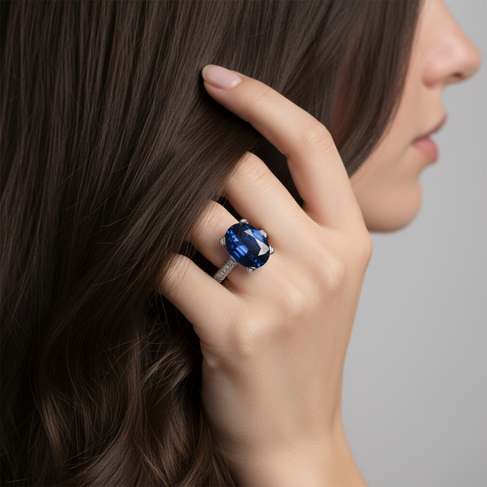 Anello Zaffiro  Divina