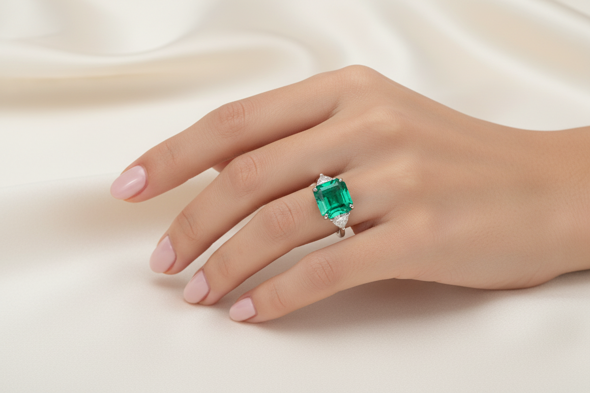 Anello Smeraldo Desire