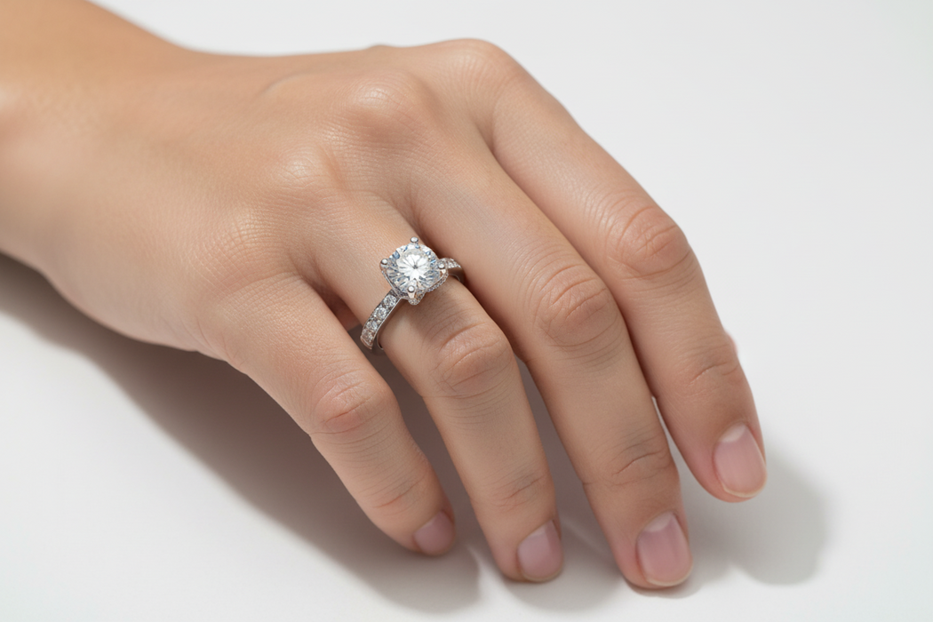 Anello Solitario  Luce Velvet