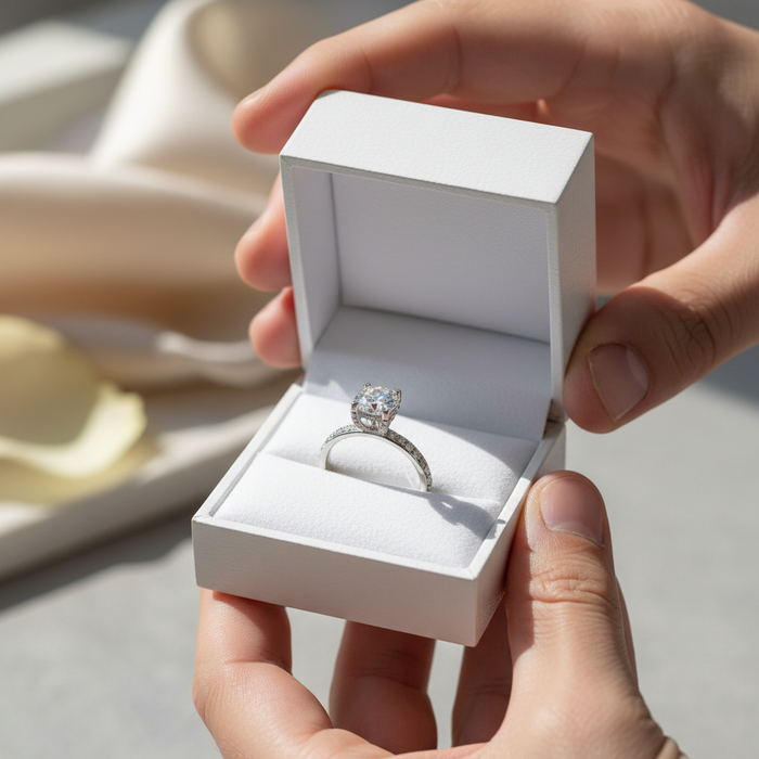 Anello Solitario  Luce Velvet