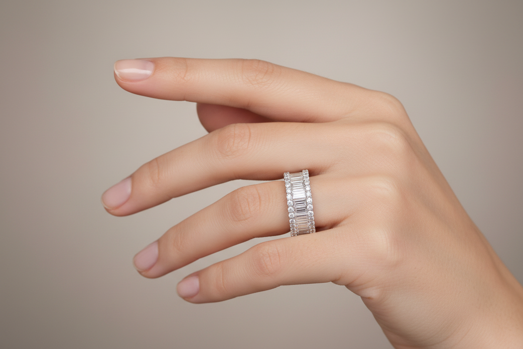 Anello  Eternity Baguette