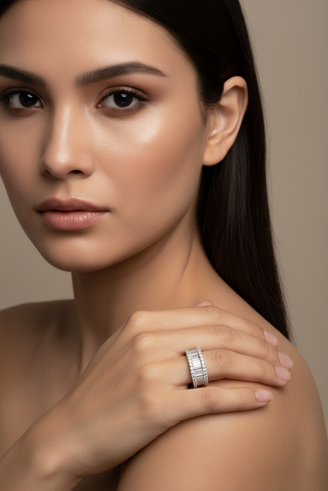 Anello  Eternity Baguette