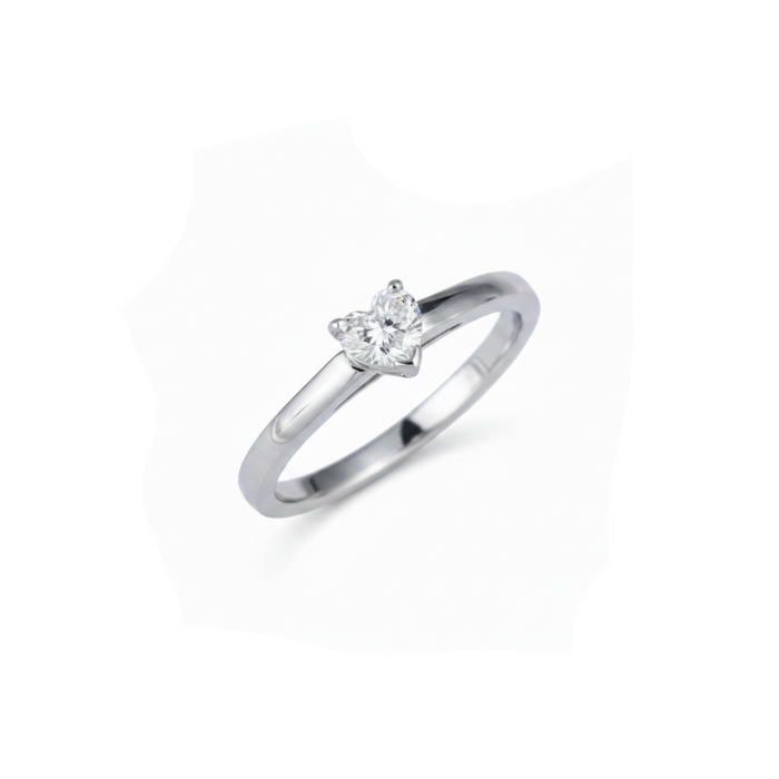 Anello Solitario  Heartbit