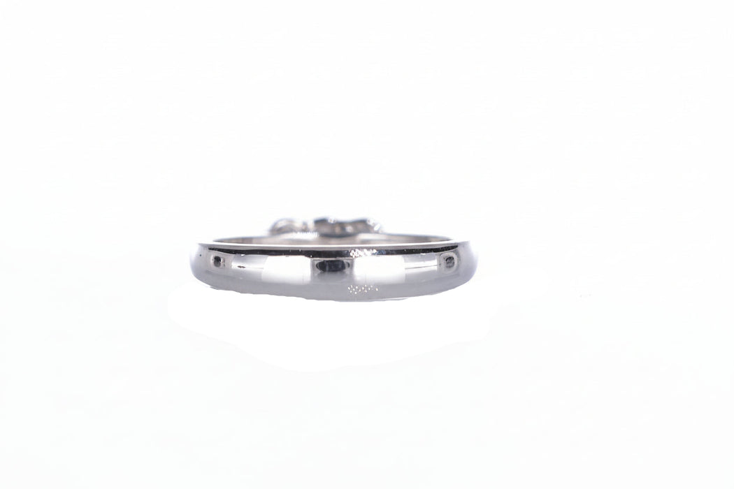 Anello Trilogy in Oro Bianco 18K con Diamanti