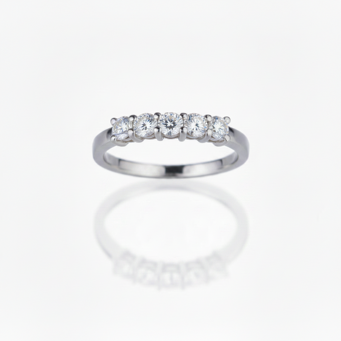 Anello Demi-Riviere Diamonds