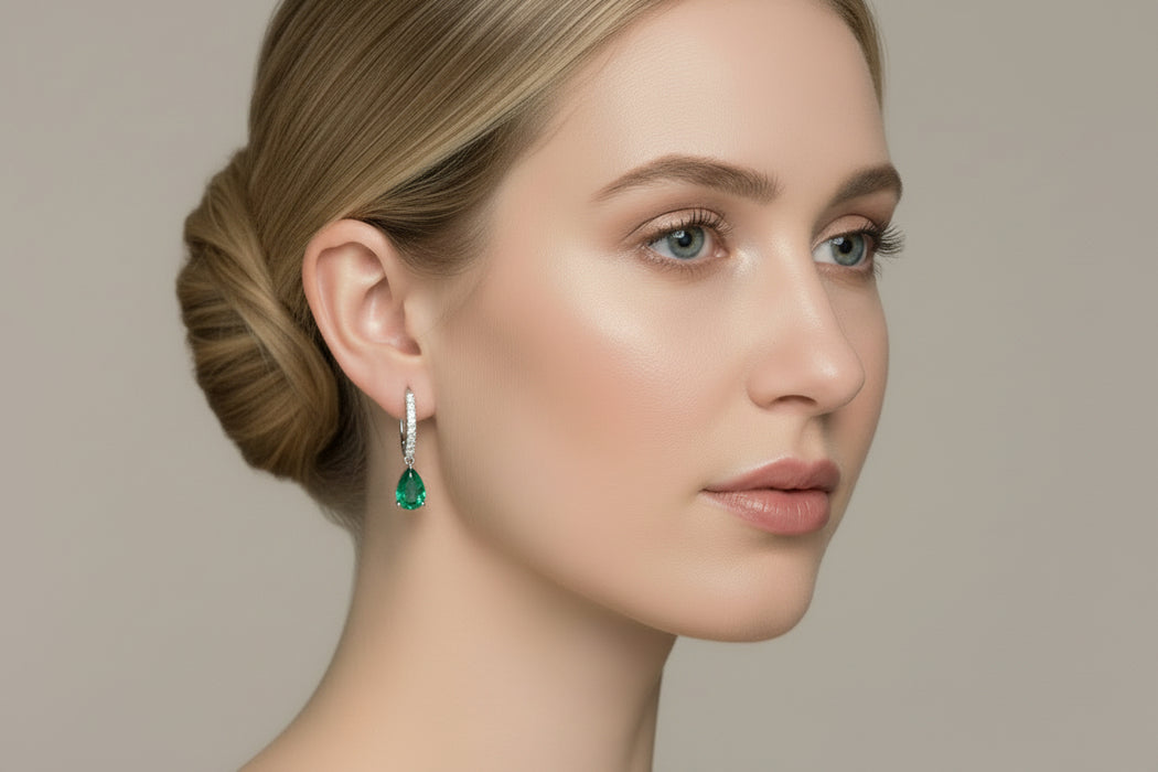 Orecchini Green Drop